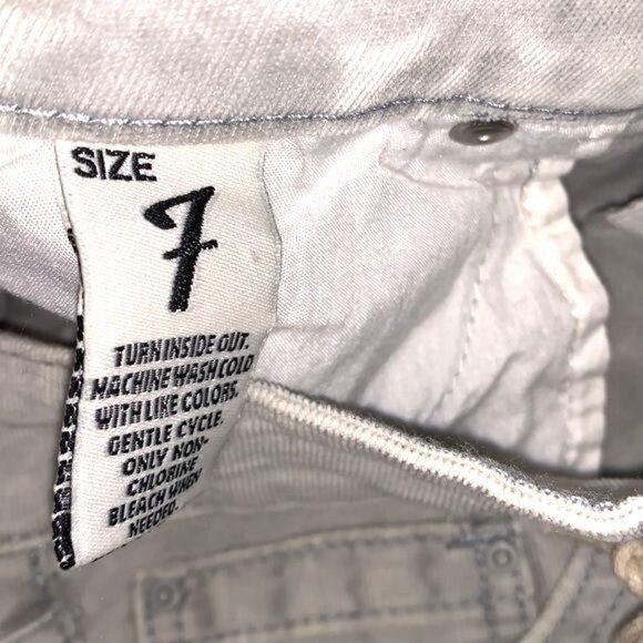 Indigo Rein Womens Flex Skinny Jeans Size 7 Light Taupe Denim Stretch Mid-Rise C - Picture 2 of 11